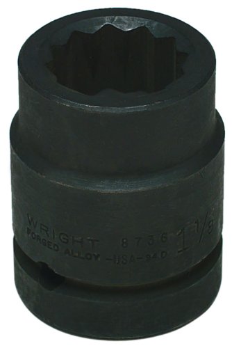 【中古】【未使用・未開封品】Wright Tool 8772 2-1/4-Inch with 1-Inch Drive 12 Point Standard Impact Sockets by Wright Tool