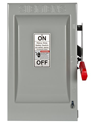 【中古】【未使用・未開封品】Siemens HF362 60-Amp 3 Pole 600-volt 3 Wire Fused Heavy Duty Safety Switches by Siemens -HI [並行輸入品]｜AJIMURA-SHOP