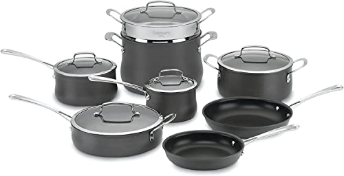 【中古】【未使用・未開封品】Cuisinart 64-13 13ピース 硬質アルマイト 輪郭ステンレススチール 調理器具セット｜AJIMURA-SHOP