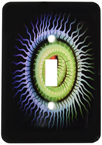 【中古】【未使用・未開封品】3drose LSP _ 27627?_ 1?SurrealグリーンレッドブルーFiery Sci Fi Eye onブラック背景Single切り替えスイッチ