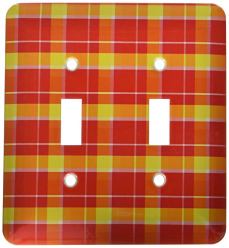 【中古】【未当て嵌める・未開封品】3drose LSP _ 27404?_ 2?Large赤いことと黄色Country Plaid Doubleうつり変わり取り替えっこ