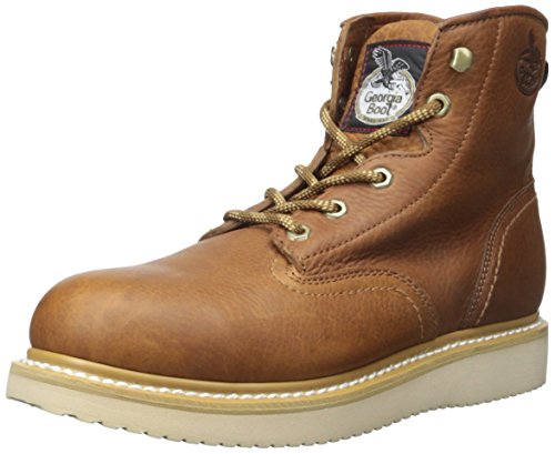 【中古】【未当て嵌める・未開封品】Georgia Men\u0027s 6\u0027\u0027 Wedge Work Boot