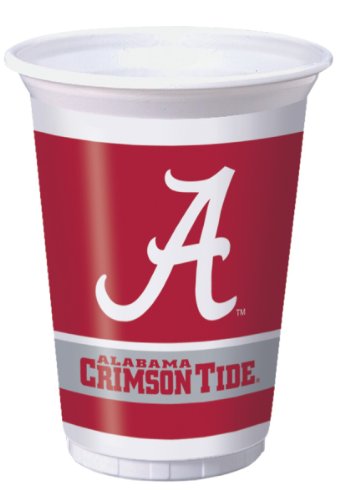 【中古】【未使用・未開封品】Alabama Crimson Tide 20 oz. Plastic Cups アラバマクリムゾンタイド20オンス?プラスチック製コップ♪ハロウィン♪クリスマス♪｜AJIMURA-SHOP
