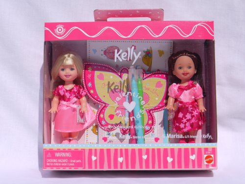 【中古】【未使用・未開封品】Barbie Kelly Valentine Friends Valentine Card Activity Set - Kelly & Marisa (2000)