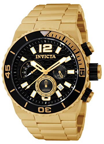 【中古】【未当て嵌める・未開封品】Invicta Men \u0027s Pro Diver 1343 判定基準 Gold Tone/Black