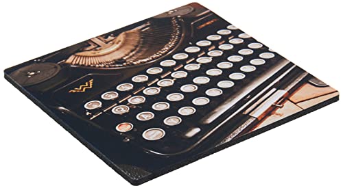 【中古】【未当て嵌める・未開封品】3dRose LLC 8 x 8 x 0.25in 二十日鼠パッド コンチネンタル印字機(mp_29072_1)
