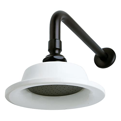 【中古】【未使用・未開封品】Kingston Brass P60ORBCK Victorian Sunflower Showerhead with 12-inch Shower Arm, Oil Rubbed Bronze 141［並行輸入］｜AJIMURA-SHOP