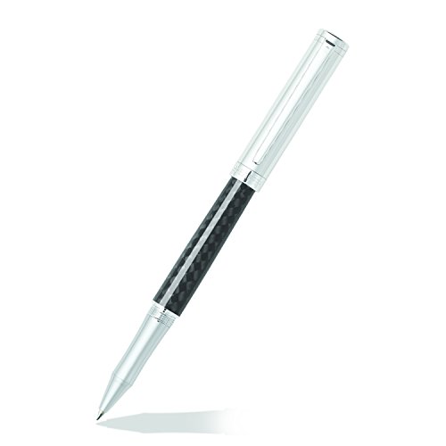 【中古】【未使用・未開封品】(Rollerball Pen, Chrome Cap/Carbon Fiber) - Sheaffer Intensity Carbon Fibre Barrel Chrome Cap/Plate Trim Rollerball Pen