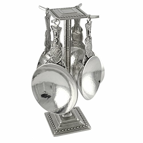 【中古】【未当て嵌める・未開封品】Crosby \u0026 Taylor魚ピューターMeasuring Cups with書きあらわすPost
