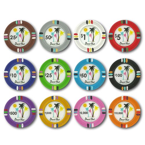 【中古】【未使用・未開封品】1000 Desert Heat Claysmith 14gm Bulk クレイ Poker Chips - Choose Chips