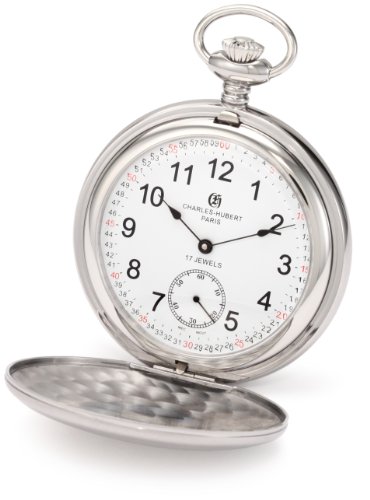【中古】【未使用・未開封品】Charles-Hubert, Paris 3908-WRR Premium Collection Stainless Steel Satin FinisWatch|AJIMURA-SHOP