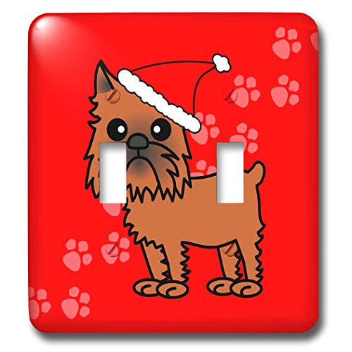 【中古】【未当て嵌める・未開封品】3drose LSP 31204?_ 2キュートBrussels Griffon Cropped耳とサンタかぶり笠ダブルうつり変わり取り替えっこ