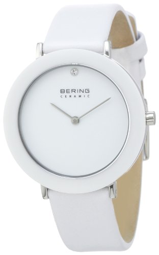 【中古】【未使用・未開封品】Bering Time 11435???654レディースセラミックコレクションWatch with Calfskin Band and scratch resistantサファイアクリスタル。デンマー｜AJIMURA-SHOP