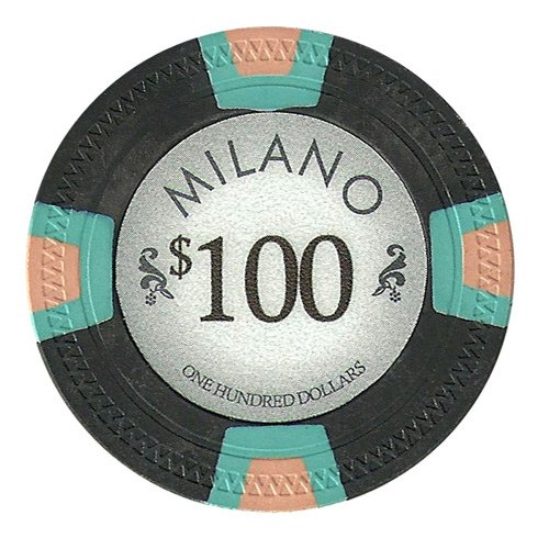 【中古】【未使用・未開封品】(100) - Milano Poker Chips by Claysmith Gaming. Casino Quality Clay Poker Chips in Sets of 25｜AJIMURA-SHOP