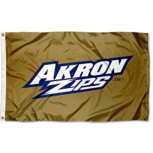 【中古】【未使用・未開封品】Akron Zips University Large Collegeフラグ
