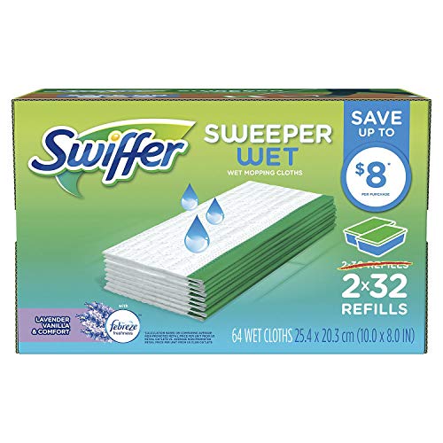 【中古】【未使用・未開封品】Swiffer Sweeper Wet Cloth Refil, 60 Count by Swiffer