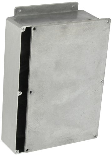 【中古】【未当てはめる・未開封品】BUD Industries CN-6711 Die Cast Aluminum Enclosure with Mounting Bracket, 8-3/4 Length x 5-47/64 Width x 2-1/4 Height, Natural Finish b