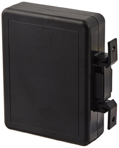 【中古】【未使用・未開封品】BUD Industries DPB-4760 Plastic DIN Rail Mount Plastic Box, 4-1/2 Length x 3-1/2 Width x 1-1/4 Depth, Textured Matte Black Finish by BU｜AJIMURA-SHOP