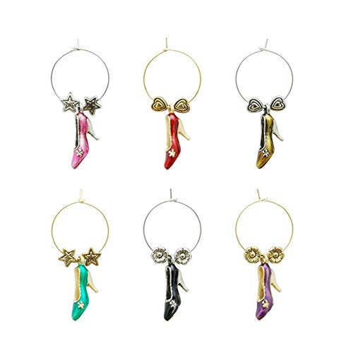 【中古】【未使用・未開封品】Wine Things WT-1462P Shoe Fetish Wine Charms, Painted by Wine Things
