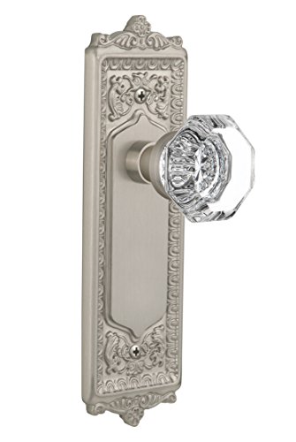 【中古】【未使用・未開封品】Nostalgic Warehouse Egg and Dart Plate with Waldorf Crystal Knob, Passage - 2.375", Satin Nickel｜AJIMURA-SHOP 69,002円