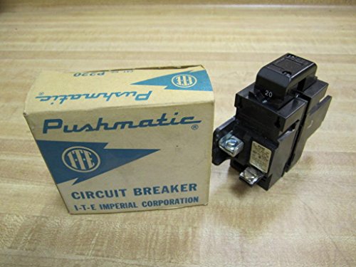 【中古】【未使用・未開封品】p220?Siemens / Pushmatic /ブルドッグite- Pフレーム、2ポール、240ボルト、20?Amp、成形ケース回路breakerbreaker｜AJIMURA-SHOP