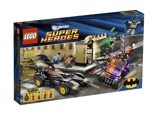 【中古】【未当てはめる・未開封品】LEGO Super Heroes Batmobile and The Two-Face Chase 6864 レゴ レゴ スーパー・ヒーローズ 野球バットモービルとトゥーフェイス・チェイス 並行輸