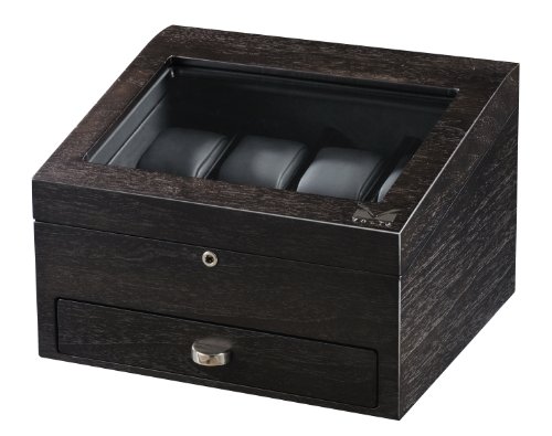 【中古】【未使用・未開封品】Volta 腕時計8個収納ケース ストレージ引き出し付き ブラウン(Rustic Brown)