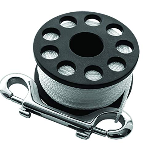 【中古】【未当て嵌める・未開封品】Scubapro X-Tek Mini Reel with Stainless Steel Clip, 100\u0027 by Scubapro