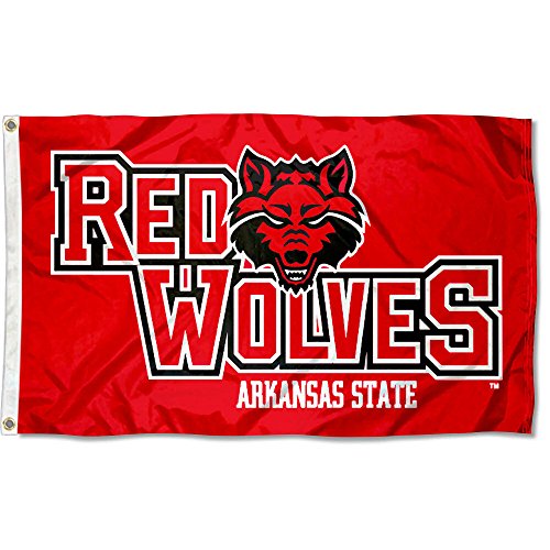 【中古】【未使用・未開封品】Arkansas StateレッドWolves A State University Large Collegeフラグ