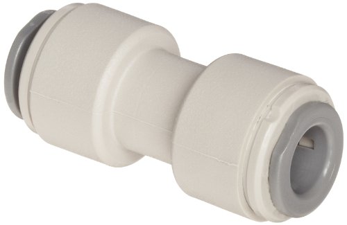 【中古】【未使用・未開封品】John Guest Acetal Copolymer Tube Fitting, Union Straight Connector, 5/16 Tube OD (Pack of 10) by John Guest