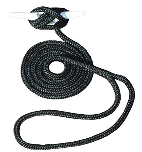 【中古】【未使用・未開封品】Invincible Marine 4.6m Double Braid Nylon Dock Line, 1.3cm by 4.6m, Black 9,920円
