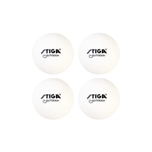 【中古】【未使用・未開封品】STIGA T1449アウトドアグレード卓球ボール - 4パック
