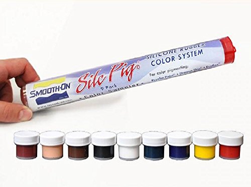 【中古】【未使用・未開封品】Silc-Pig Silicone Pigment 9-Pack Color Sampler by Smooth-On|AJIMURA-SHOP
