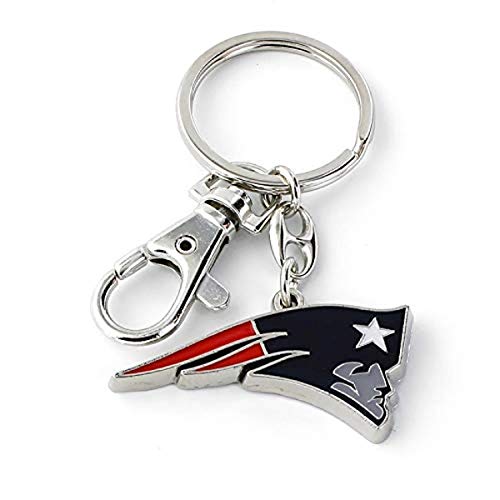 【中古】【未使用・未開封品】Aminco NFL ニューイングランド・ペイトリオッツ ヘビーウェイト キーチェーン