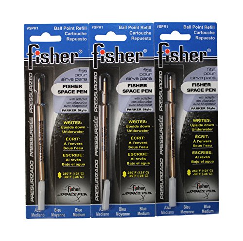 【中古】【未使用・未開封品】フィッシャースペースペンspr1、Refills for Bullet、ブルー、3ピース|AJIMURA-SHOP