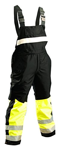 【中古】【未使用・未開封品】Occunomix SP-BIB-BY2X Class E Speed Collection Premium Cold Weather High Visibility Rainwear Bib, XX-Large, Black by Occunomix
