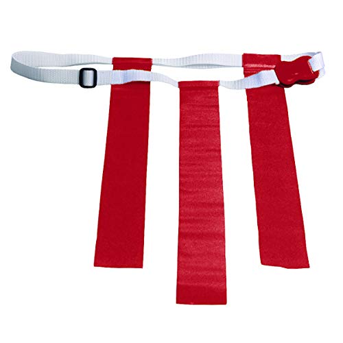 【中古】【未使用・未開封品】(Scarlet) - Champro A107 Flag Belts, 6 Package