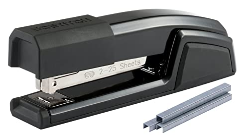 【中古】【未使用・未開封品】Antimicrobial Full Strip Metal Stapler, 25-Sheet Capacity, Black (並行輸入品)