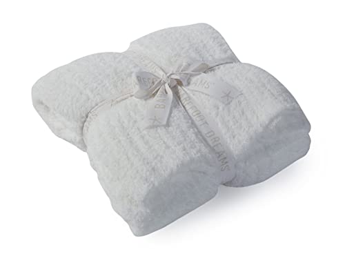 【中古】【未使用・未開封品】Barefoot Dreams CozyChic リブ編みスロー ホワイト ワンサイズ｜AJIMURA-SHOP