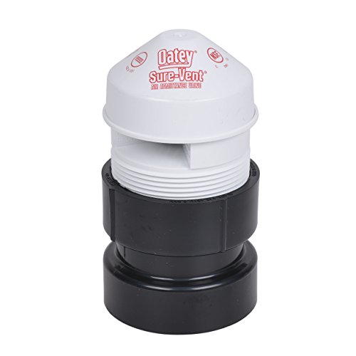 【中古】【未使用・未開封品】(3.8cm , ABS Adapter) - Oatey 39019 3.8cm . 5.1cm 20 DFU Sure-Vent AAV allows air to enter the plumbing drainage system when negative p