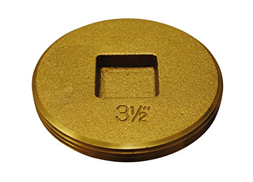 【中古】【未使用・未開封品】Oatey Cleanout Plug Brass 3-1/2 42744