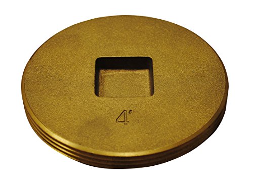 【中古】【未使用・未開封品】Oatey 42745 Brass Cleanout Plug, 4-Inch by Oatey