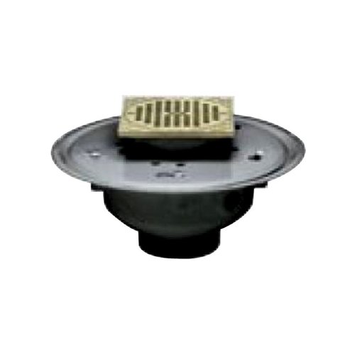 【中古】【未当て嵌める・未開封品】Oatey 82106?ABS合わせる能力のあるな商用Drain with 5inCHR Grate and Square輪っか、6in