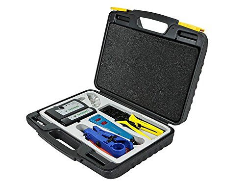 【中古】【未当て嵌める・未開封品】Monoprice プロフェッショナルネットワーキングツールキット