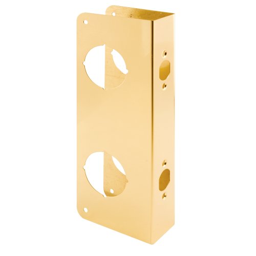 【中古】【未使用・未開封品】Prime-Line Products U 9537 Door Reinforcer 1-3/4-Inch Thick by 2-3/8-Inch Backset 2-1/8-Inch Bore, Non-Recessed, Brass by Prime-Line Pr|AJIMURA-SHOP