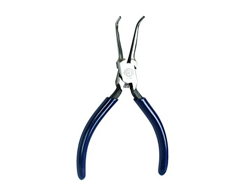 【中古】【未使用・未開封品】Jonard JIC-3385 Curved Needle Nose Plier with Dark Blue Plastic Handle, 5-1/2 Length by Jonard Tools