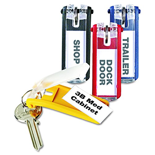 【中古】【未使用・未開封品】Key Tags for Locking Key Cabinets, Plastic, 1 1/8 x 2 3/4, Assorted, 24/Pack (並行輸入品)｜AJIMURA-SHOP