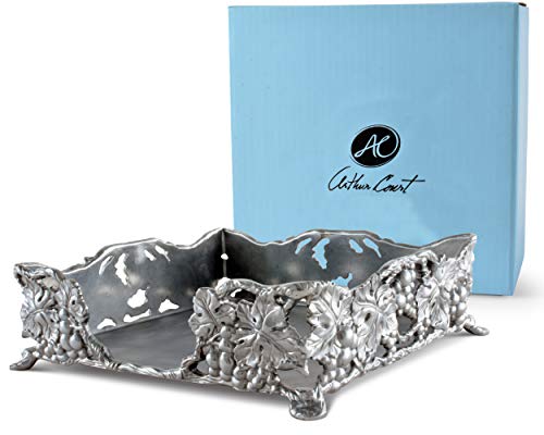 【中古】【未使用・未開封品】Arthur Court Designs Grape Luncheon Napkin Box by Arthur Court Designs
