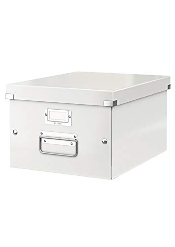 【中古】【未使用・未開封品】LEITZ ライツ ワオ 収納ケース クリック&ストア A4 ボックス ホワイト 6044-00-01