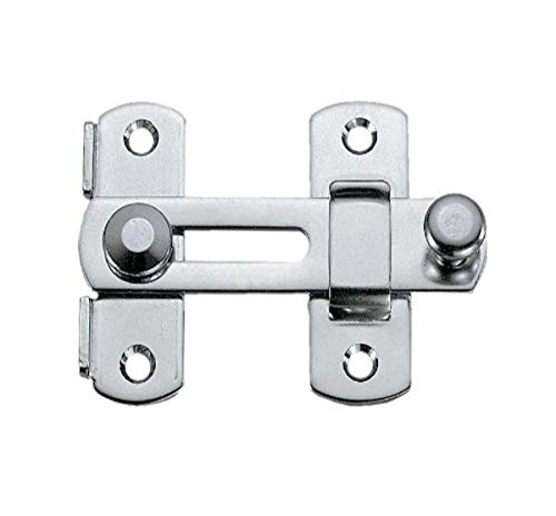 【中古】【未使用・未開封品】Stainless Steel 304 Bar Latch, Polished Finish, Non Locking, 3 15/16 Length, 2 3/4 Width (Pack of 1) by LAMP by Sugatsune
